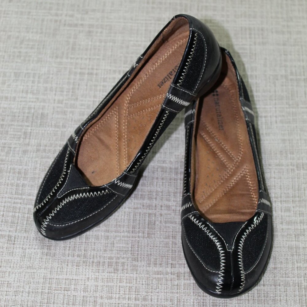 Naturalizer Flora Size 7 Black Loafers
